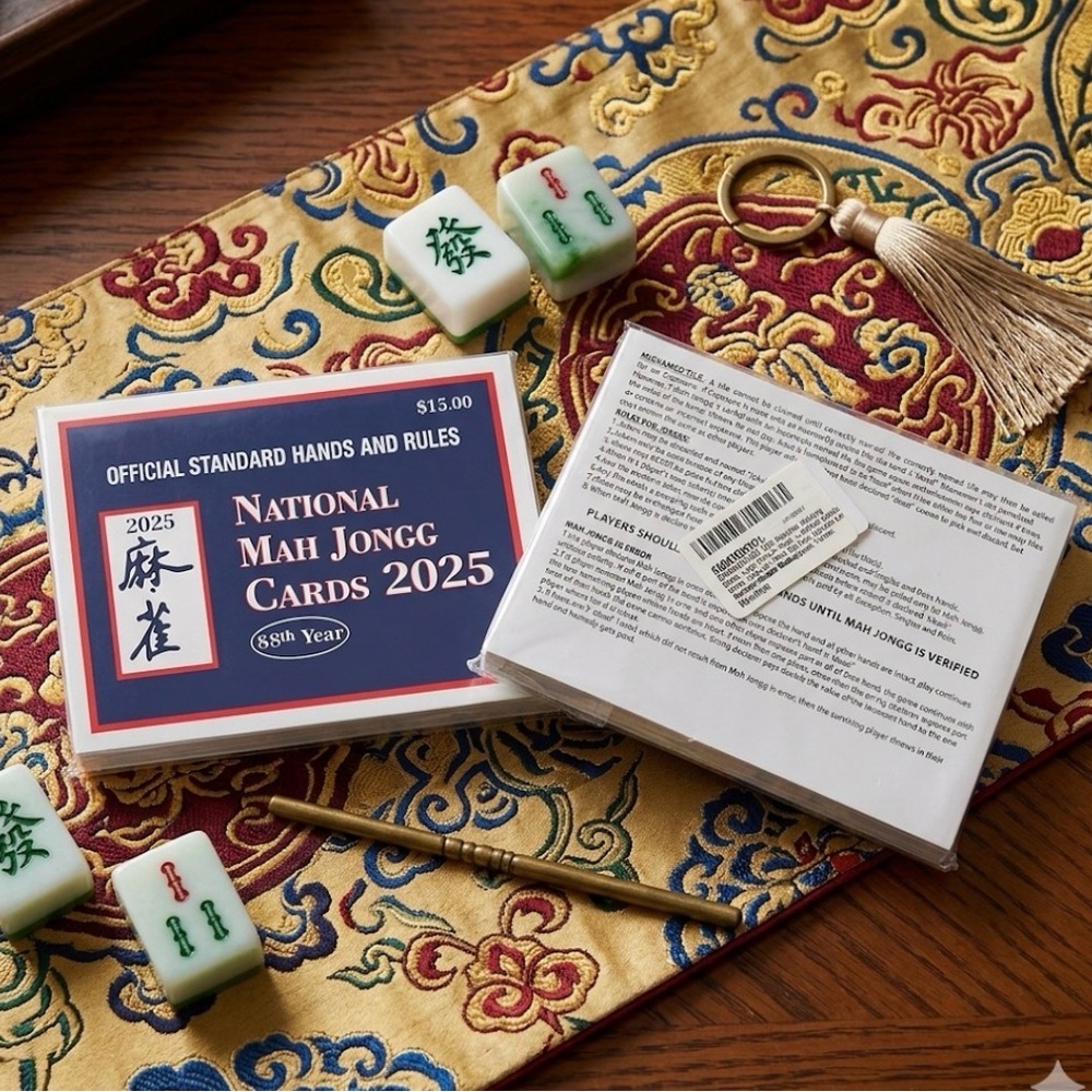 National Mah Jongg 2025 Official Cards Sealed 88th Year Edition